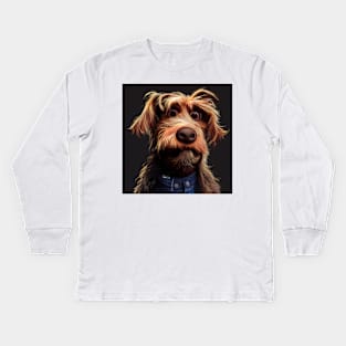 Cowardly Doug Kids Long Sleeve T-Shirt